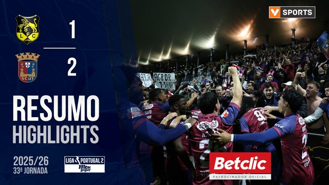Liga Meu Super (33ª Jornada): Resumo L. Lourosa FC 1-2 SCU Torreense