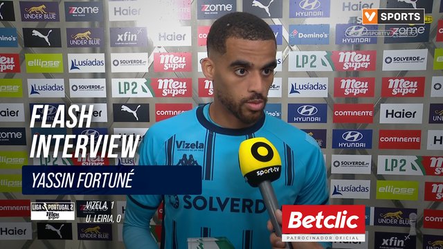 Flash Interview Yassin Fortuné (Vizela)
