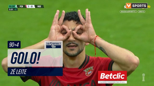 GOLO! FC Penafiel, Zé Leite aos 90'+4', FC Penafiel 1-0 Marítimo M.