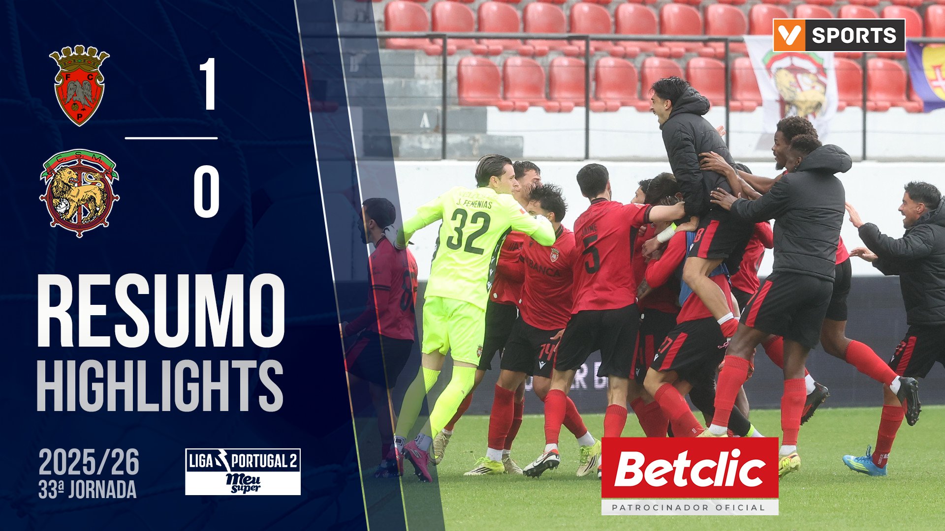Liga Meu Super (33ª Jornada): Resumo Penafiel 1-0 Marítimo