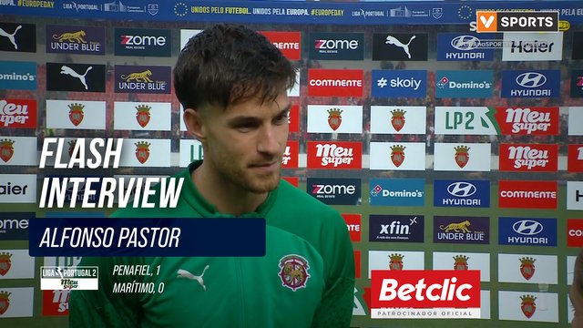 Flash Interview Alfonso Pastor (Marítimo)