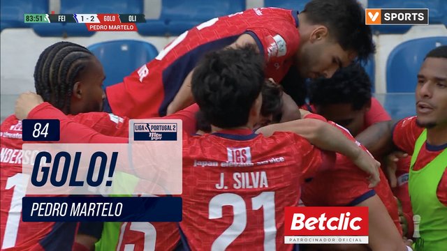 GOLO! Oliveirense, Pedro Martelo aos 84', Feirense 1-2 Oliveirense