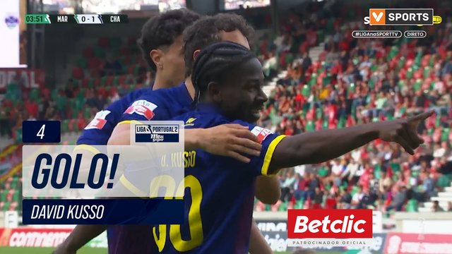 GOLO! Chaves, David Kusso aos 4', Marítimo 0-1 Chaves