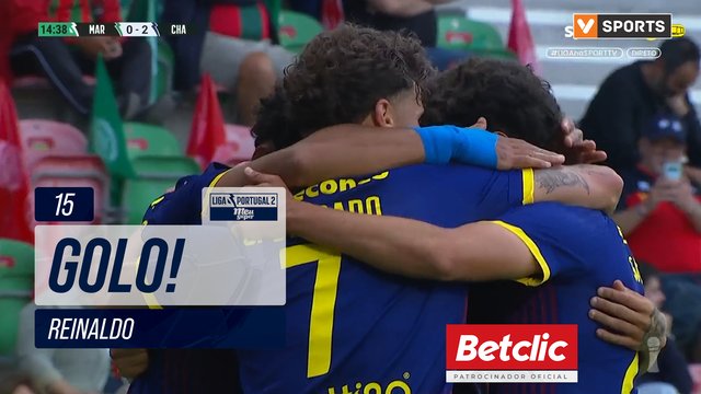 GOLO! Chaves, Reinaldo aos 15', Marítimo 0-2 Chaves