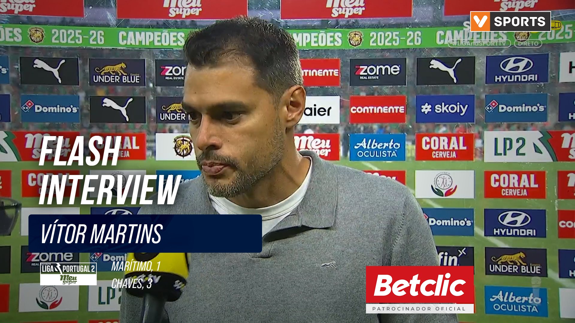Flash Interview Vítor Martins (Chaves)