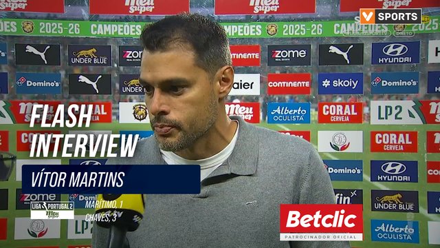 Flash Interview Vítor Martins (Chaves)