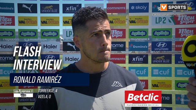 Flash Interview Ronald Ramiréz (Vizela)