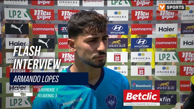 Oliveirense, Flash Interview, Armando Lopes