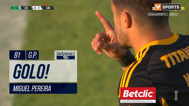 GOLO! Lourosa FC, Miguel Pereira aos 81', Leixões 2-1 Lourosa FC