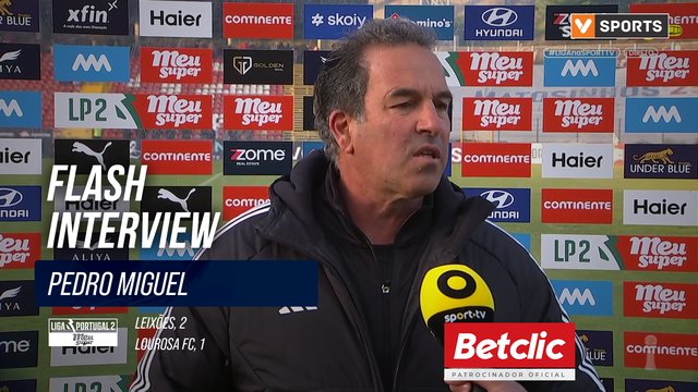 Flash Interview Pedro Miguel (Lourosa)