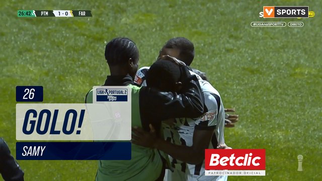 GOLO! Portimonense, Samy aos 26', Portimonense 1-0 Farense