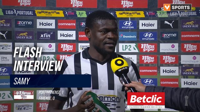 Flash Interview Samy (Portimonense)