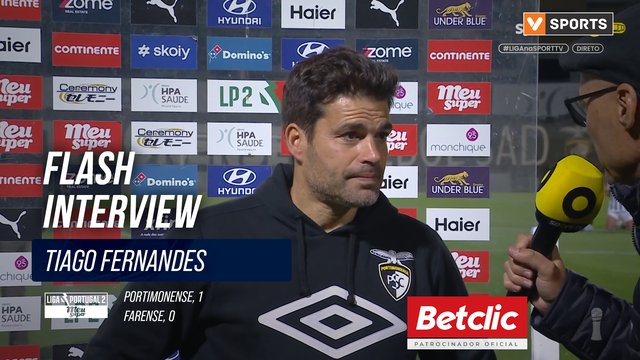 Flash Interview Tiago Fernandes (Portimonense)