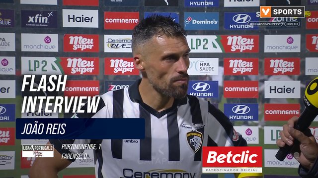 Flash Interview João Reis (Portimonense)