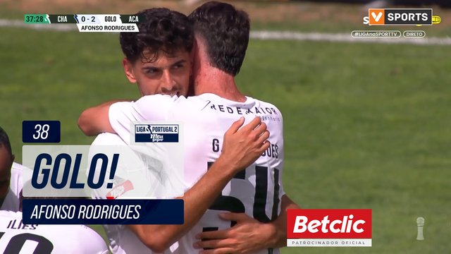 GOLO! A. Académica, Afonso Rodrigues aos 38', Chaves 0-2 A. Académica