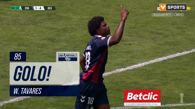 GOLO! Chaves, W. Tavares aos 85', Chaves 1-4 A. Académica