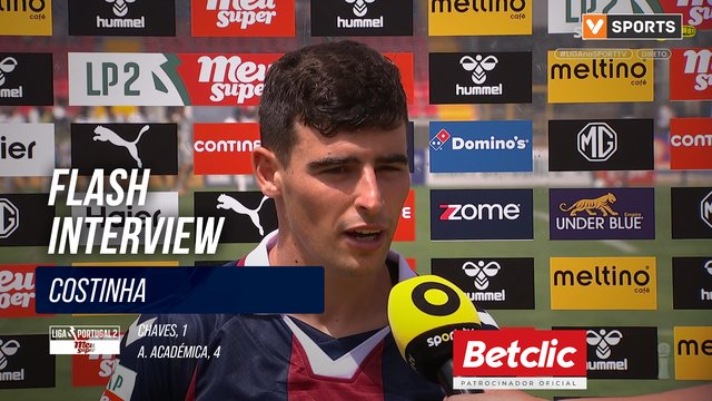 Flash Interview Costinha (Chaves)
