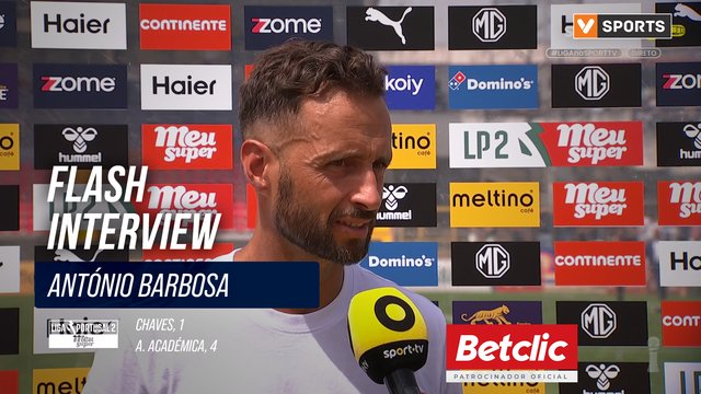 Flash Interview António Barbosa (A. Académica)