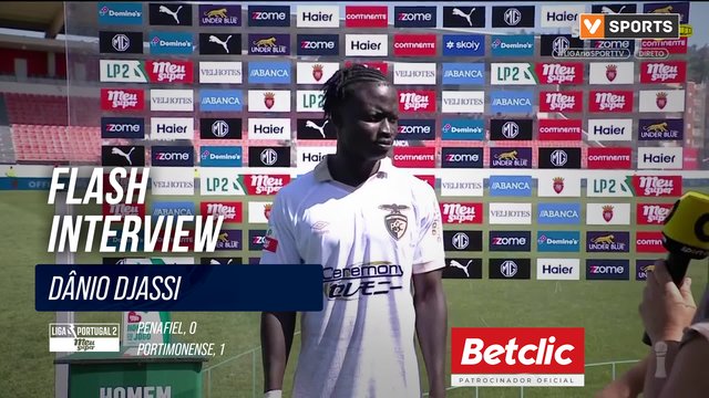 Portimonense, Flash Interview, Danio Djassi