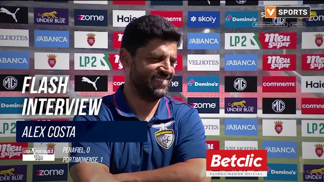 Flash Interview Alex Costa (Portimonense)
