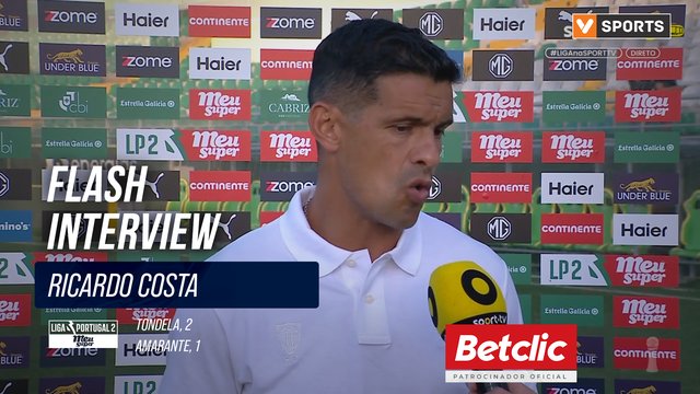 Flash Interview Ricardo Costa (Tondela)