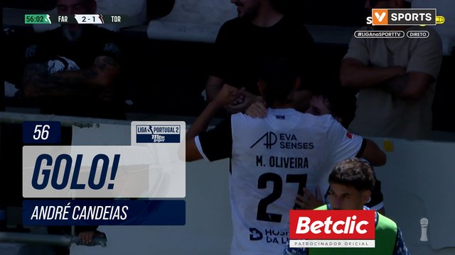 GOLO! SC Farense, André Candeias aos 56', SC Farense 2-1 SCU Torreense