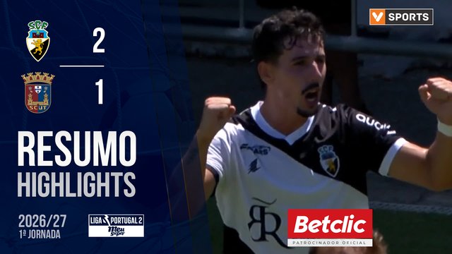 Liga Portugal MEU SUPER (1ª Jornada): Resumo SC Farense 2-1 SCU Torreense