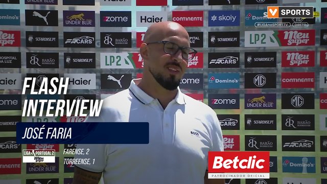 Flash Interview José Faria (Farense)