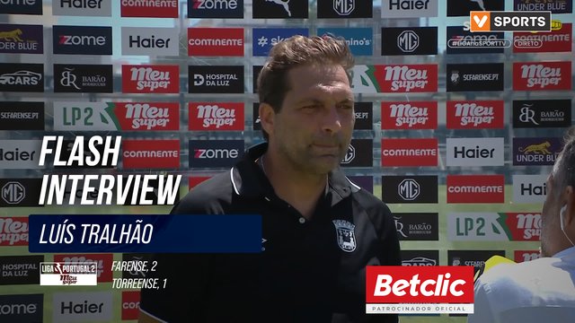 Flash Interview Luís Tralhão (Torreense)