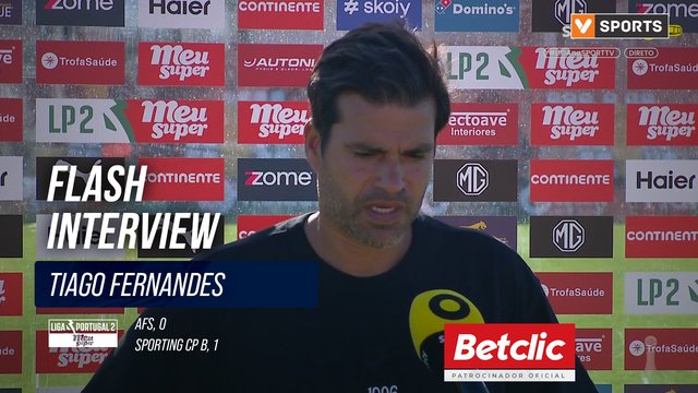 Flash Interview Tiago Fernandes (Sporting CP B)
