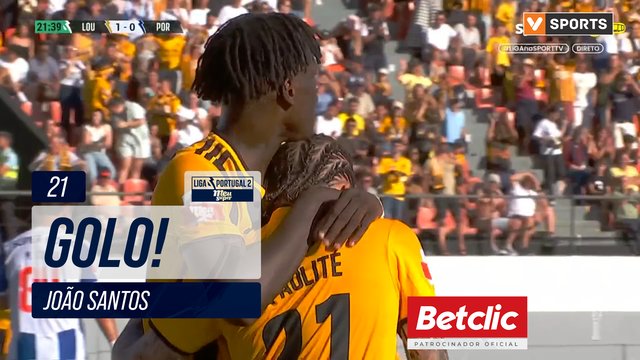 GOLO! Lourosa FC, João Santos aos 21', Lourosa FC 1-0 FC Porto B