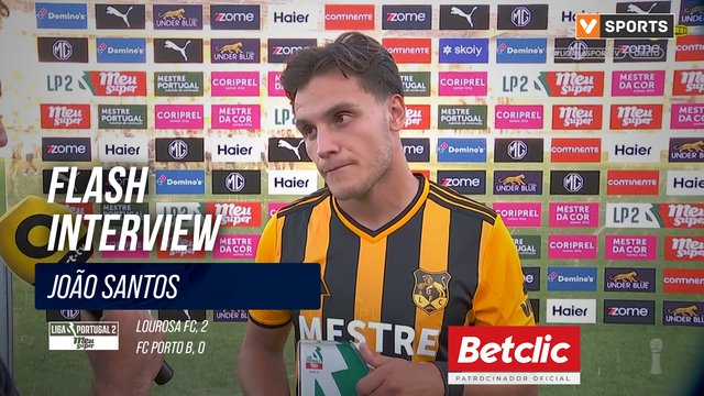 Flash Interview João Santos (Lourosa FC)