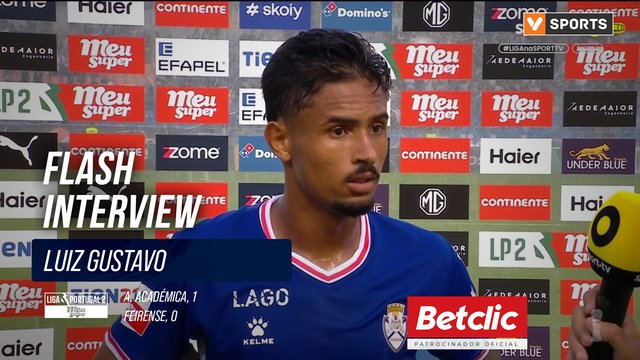 Flash Interview Luiz Gustavo (Feirense)