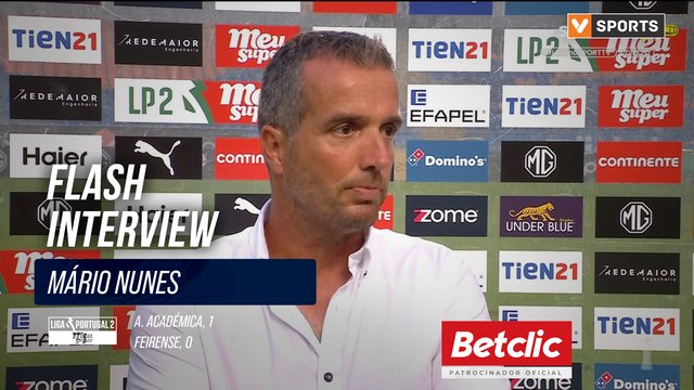 Flash Interview Mário Nunes (Feirense)