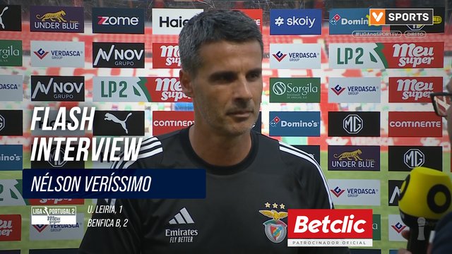 Flash Interview Nélson Veríssimo (Benfica B)