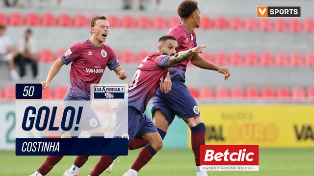 GOLO! Torreense, Costinha aos 50', Torreense 1-2 Penafiel