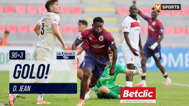GOLO! Torreense, D. Jean aos 90'+3', Torreense 2-2 Penafiel