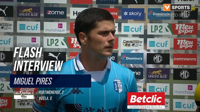 Vizela, Flash Interview, Miguel Pires