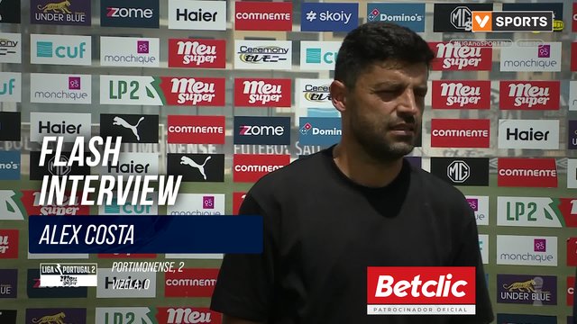 Flash Interview Alex Costa (Portimonense)