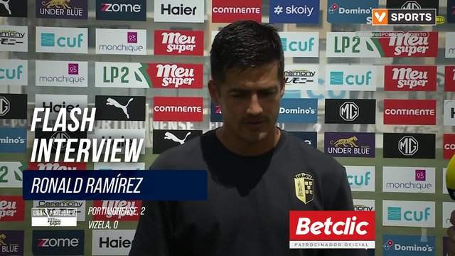 Flash Interview Ronald Ramírez (Vizela)