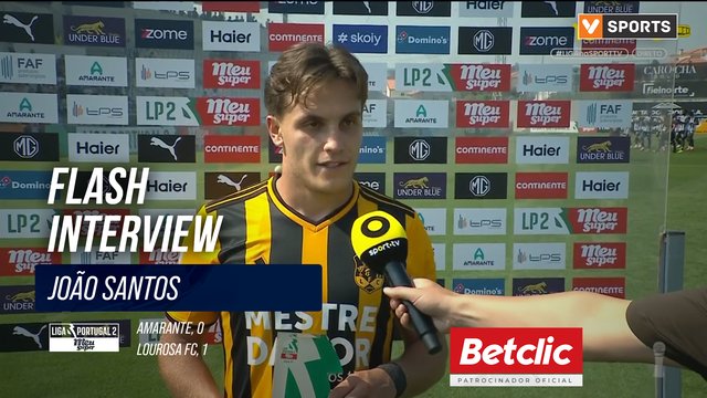 Flash Interview João Santos (Lourosa FC)