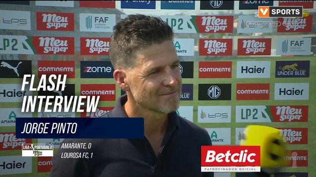 Flash Interview Jorge Pinto (Amarante)
