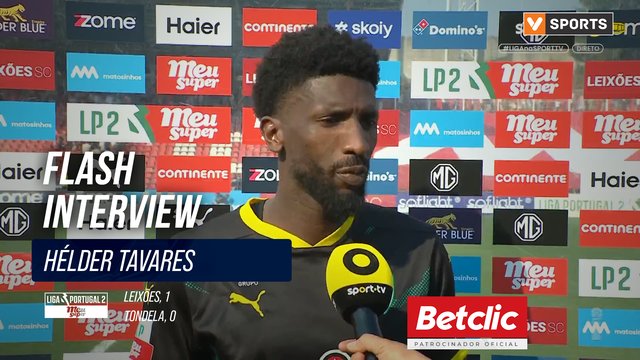Tondela, Flash Interview, Hélder Tavares