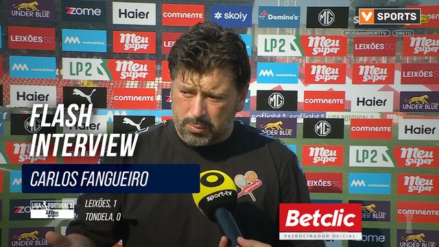 Flash Interview Carlos Fangueiro (Leixões)