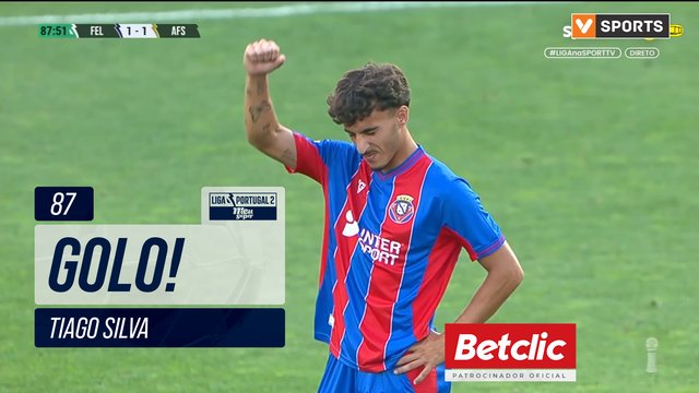 GOLO! Felgueiras, Tiago Silva aos 87', Felgueiras 1-1 AFS