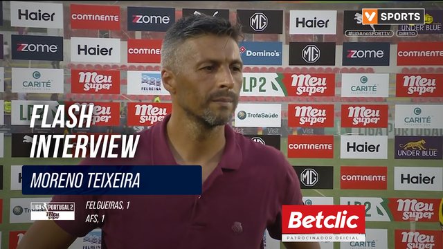 Flash Interview Moreno Teixeira (Felgueiras)