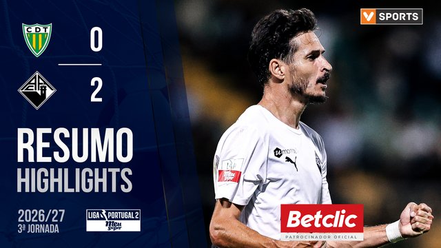 Liga Portugal MEU SUPER (3ª Jornada): Resumo CD Tondela 0-2 Académica Coimbra/Oaf Sduq