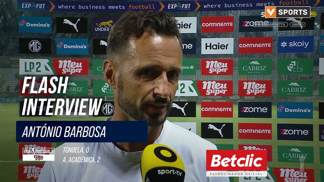 Flash Interview António Barbosa (A.Académica)