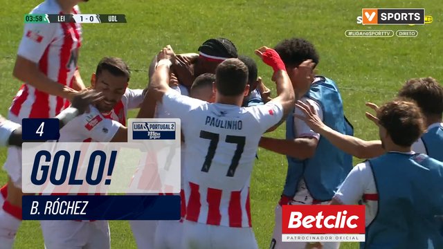 GOLO! Leixões, B. Róchez aos 4', Leixões 1-0 U. Leiria