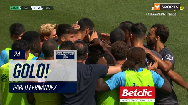 GOLO! U. Leiria, Pablo Fernández aos 24', Leixões 1-2 U. Leiria